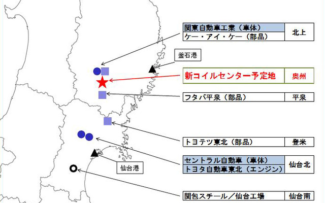 SSCのコイルセンター予定地