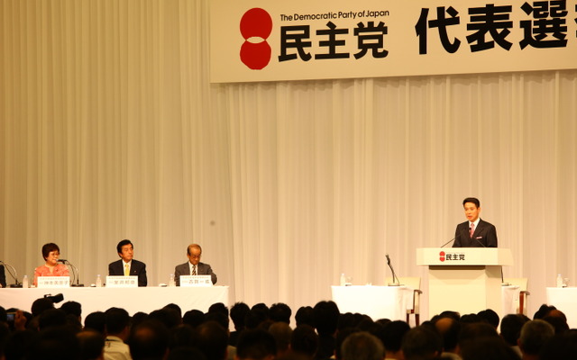 民主党代表選討論会始まる（28日・都内）