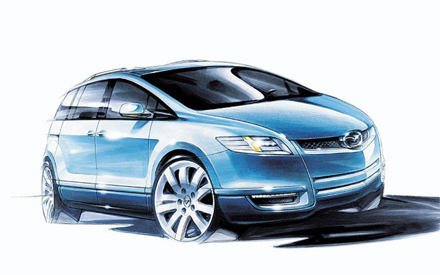 【ジュネーブモーターショー'04出品車】これが次期マツダ『プレマシー』??