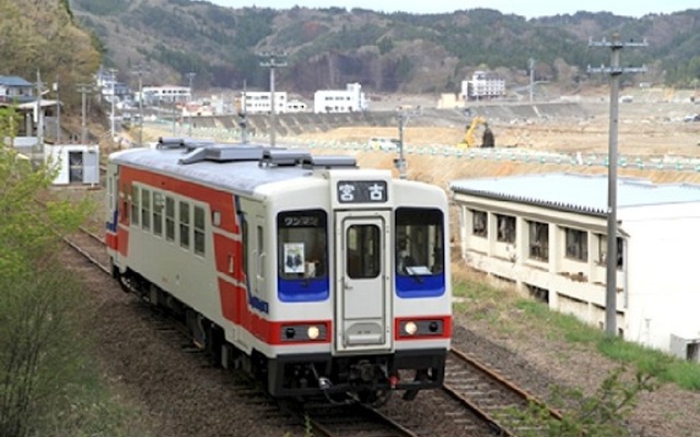 三陸鉄道復興支援列車に乗車