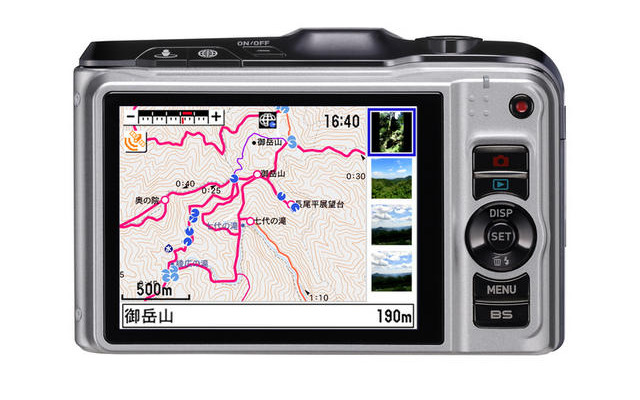 EX-H20Gに表示されるデータ（イメージ）