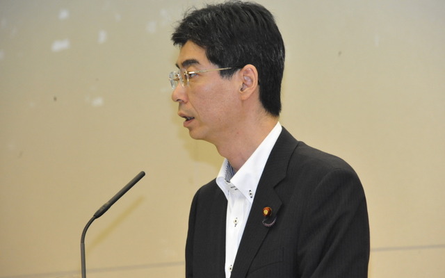 政府・東京電力統合対策室の会見（20日・東京電力本店）