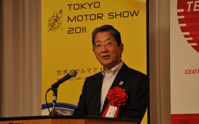 【CEATEC 11】自工会志賀会長、東京モータショーのPR