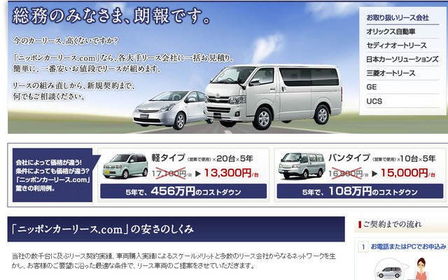 ファブリカ ニッポンカーリース.com