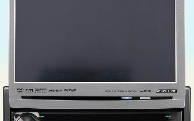アルパインの“パルスタッチ”スクリーン…AVユニット『IVA-D300』