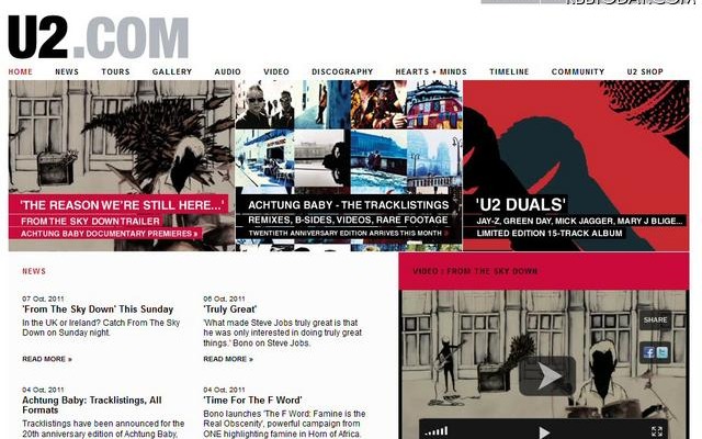 U2公式ページ