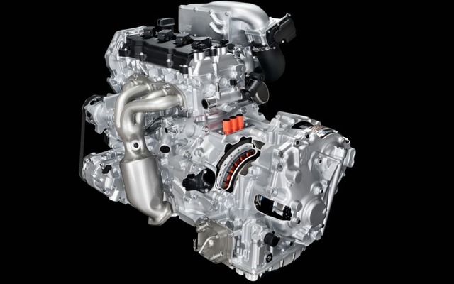 日産が新開発したハイブリッドシステム（FF車用）