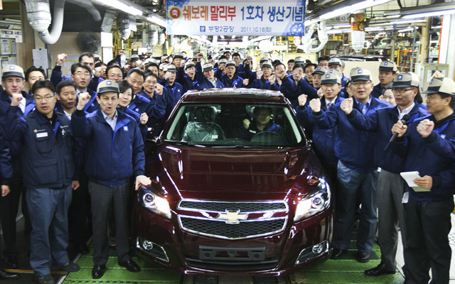 韓国での生産が始まった新型シボレー マリブ