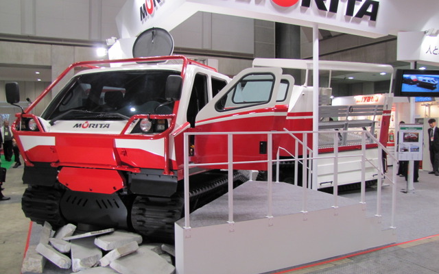 【RISCON・SEECAT】シンガポール製の無限軌道災害対応車、価格は1億1000万円