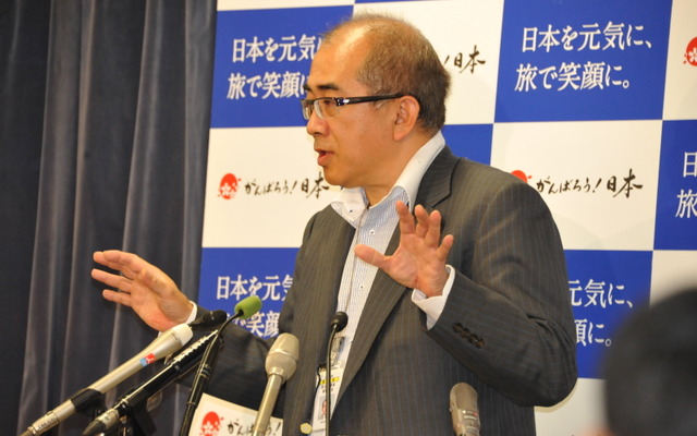 溝畑宏観光庁長官（21日・国交省）