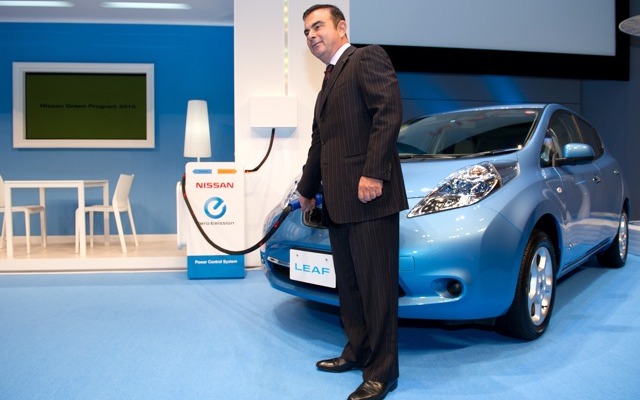 日産のEV、リーフ