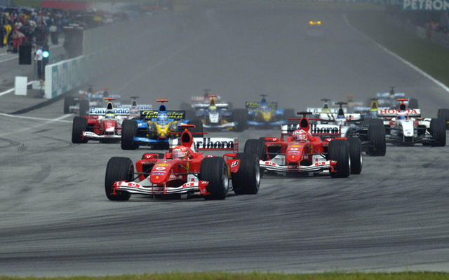 【F1マレーシアGPリザルト】シューマッハ2勝目、ホンダ表彰台