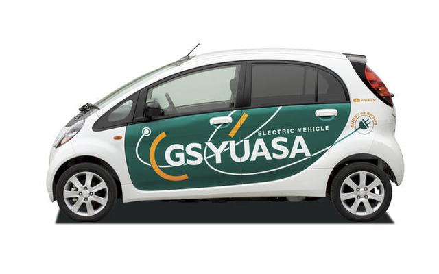 GSユアサのバッテリーを搭載するi-MiEV