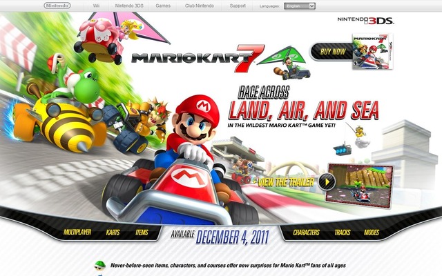 任天堂オブアメリカの公式サイト