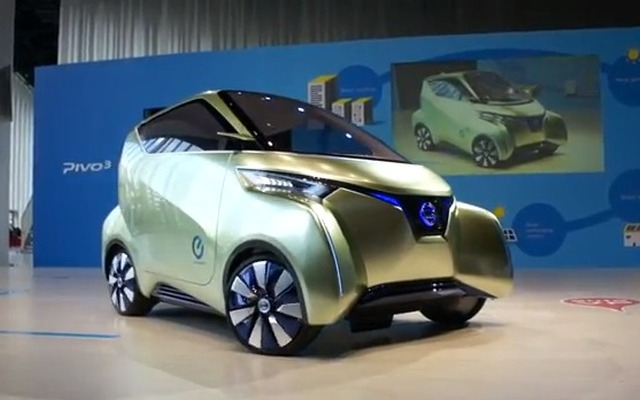 日産 PIVO 3 を先行公開…くるまはまちと一体に［動画］