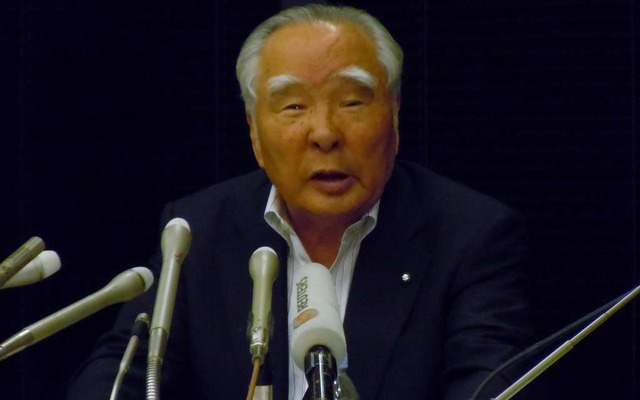 スズキは、VWとの提携解消交渉を打ち切る（写真：スズキの鈴木修会長兼社長）