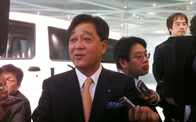 三菱自動車・益子修社長