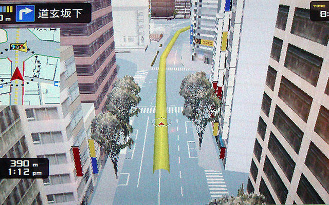 【ソニー『XYZ』】自慢は3D描画…モーションストリートガイド