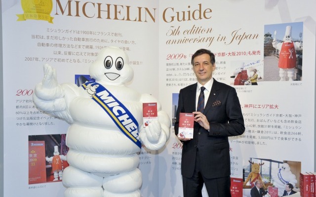 ミシュランマンとデルマス社長