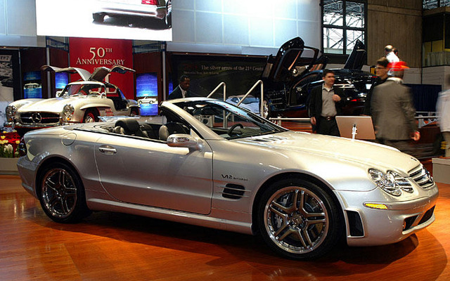 【ニューヨークモーターショー04】ついにメルセデスベンツ『SL65AMG』