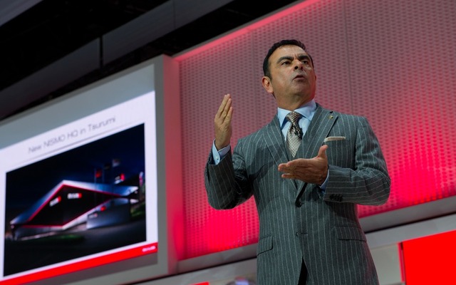 東京モーターショー11 日産 ゴーン社長