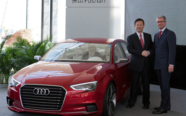 2013年から中国で現地生産される次期アウディA3（写真はA3コンセプト）