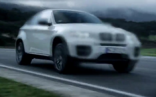 BMW X6の新バージョンの予告映像（動画キャプチャー）