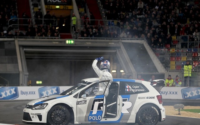 ROCでデモ走行を行ったVWポロR WRC