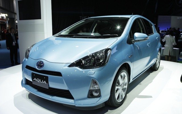 関東自動車が生産を担当するトヨタ アクア（写真：東京モーターショー11）