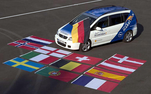GMの燃料電池自動車、ヨーロッパ縦断1万kmテスト