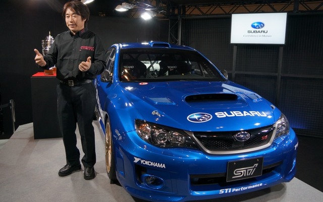 WRX STI グループR4を駆る新井敏弘選手