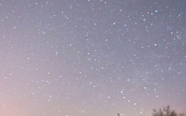 25日5時頃：北海道陸別町、銀河の森天文台の上空