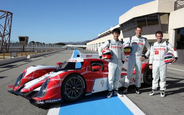 フランス・ポールリカールで行われたトヨタTS030ハイブリッドのテスト走行