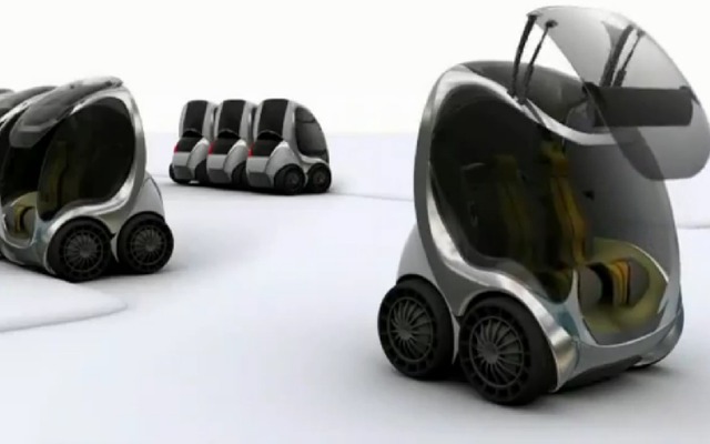 折りたためる小型EV、Hiriko