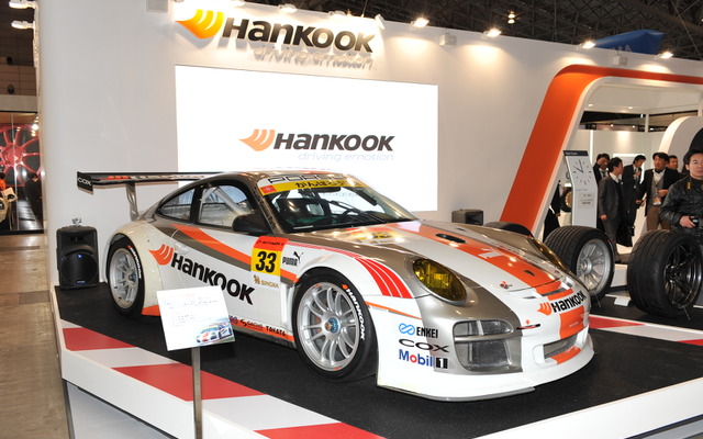 ハンコックの東京オートサロン12デモカーはポルシェ911GT3R（997）