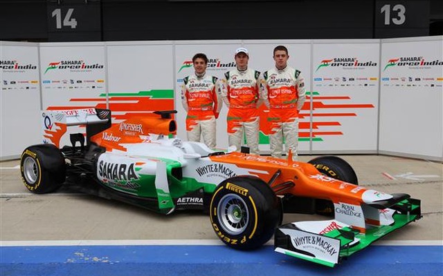 フォースインディア、2012年型F1マシン発表…VJM05 | レスポンス フォースインディア、2012年型F1マシン発表…VJM05 | レスポンス