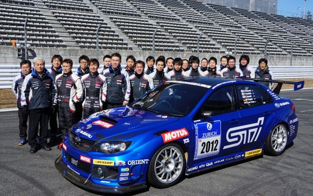 STI、ニュル24時間参戦マシンをシェイクダウン（場所：富士スピードウェイ）