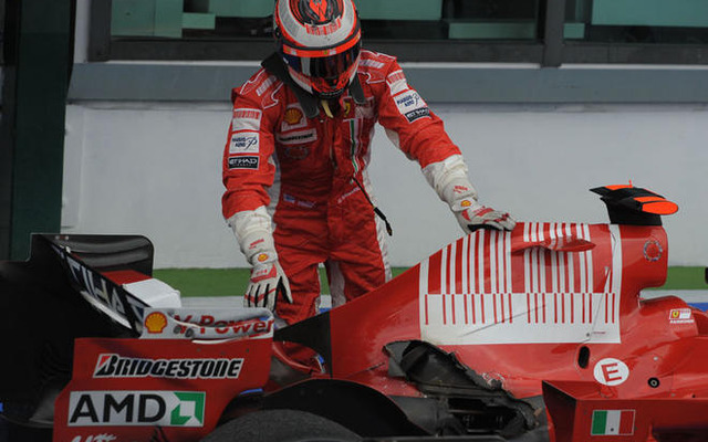2008年F1フランスGP。優勝はライコネン（フェラーリ）
