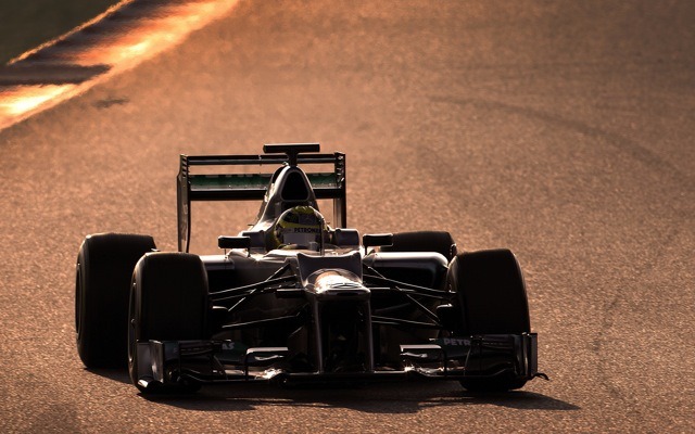メルセデスAMGの2012年型F1マシン、W03（2月21日）