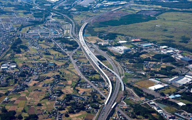 写真：新東名高速道路 御殿場ＪＣＴ