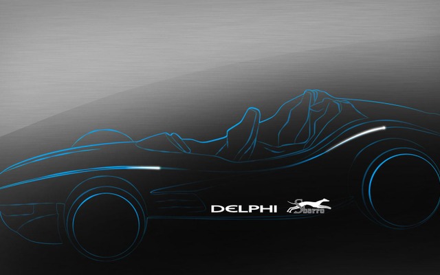 デルファイのコンセプトカー、F1 FOR 3のティーザースケッチ