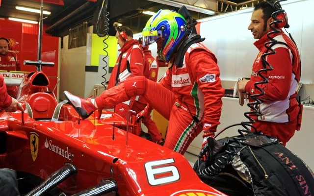 フェラーリ（マッサ。2月23日、バルセロナテスト）