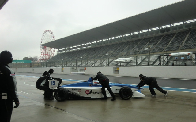 佐藤琢磨がFニッポンテスト初日に参加。