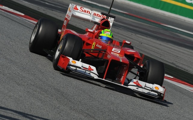 フェラーリF2012、マッサ（3月1日、バルセロナテスト）