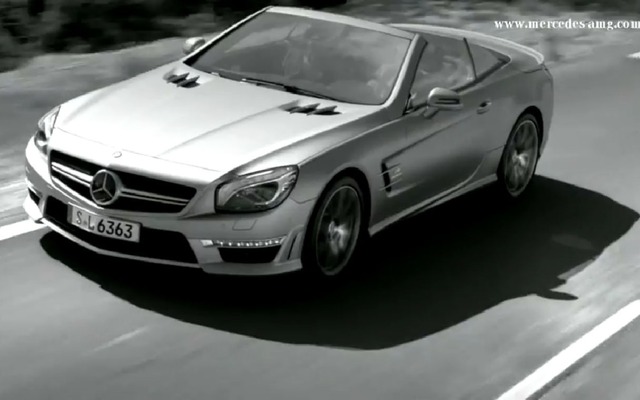 新型メルセデスベンツSL63AMGのCM