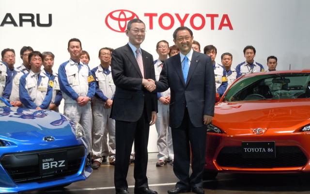 スバルBRZ/トヨタ86ラインオフ式