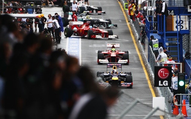 ベッテル（レッドブル。3月16日、F1オーストラリアGP）