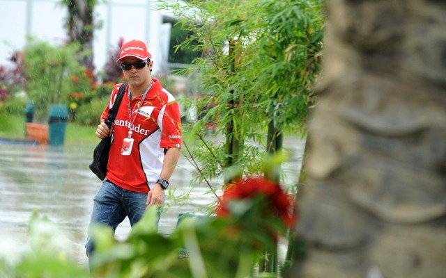 F1マレーシアGP入りしたマッサ（3月22日）