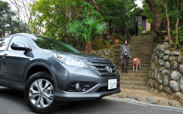 伊豆河津 リスの庭とホンダCR-V