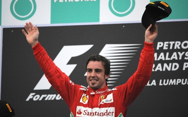アロンソ（フェラーリ。3月25日、F1マレーシアGP）